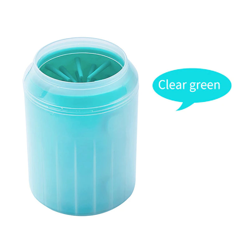 New Dog Paw Cleaner Cup Soft Silicone Combs Portable Outdoor Pet Foot Washer Paw Clean Brush Quickly Wash Foot Cleaning Bucket